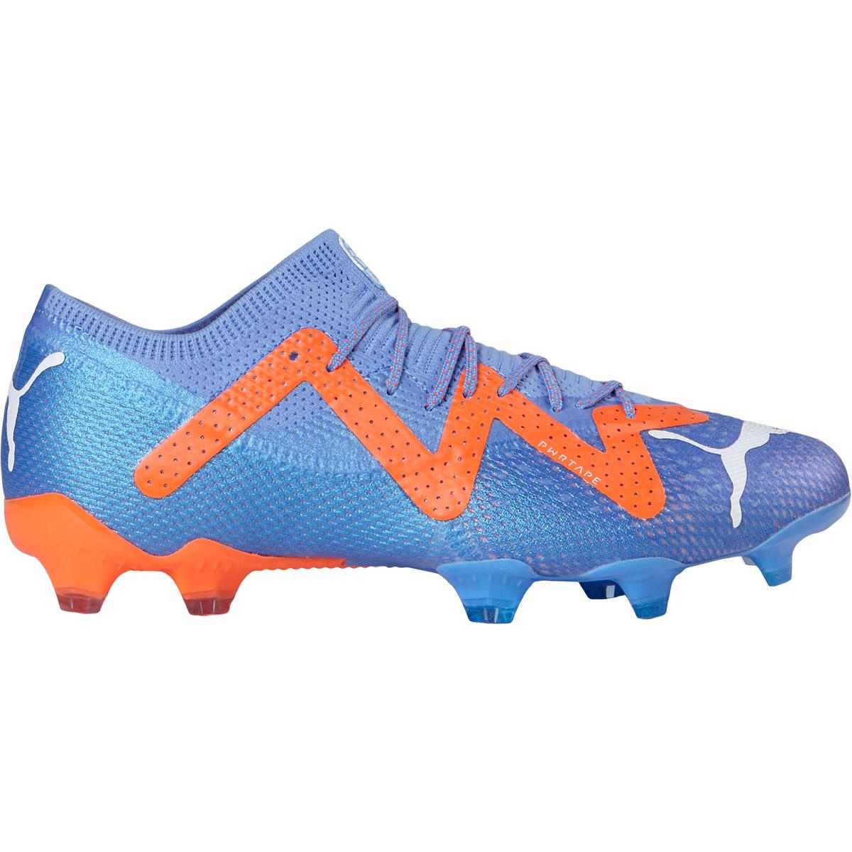 PUMA Future Ultimate Low FG/AG Fodboldstøvler Blue Glimmer-PUMA White-Ultra