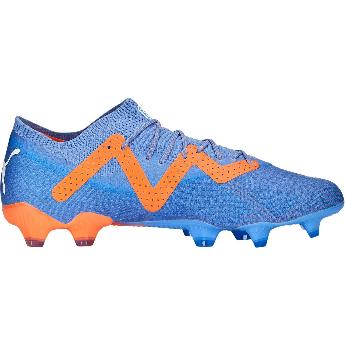 PUMA Future Ultimate Low FG/AG Fodboldstøvler Blue Glimmer-PUMA White-Ultra