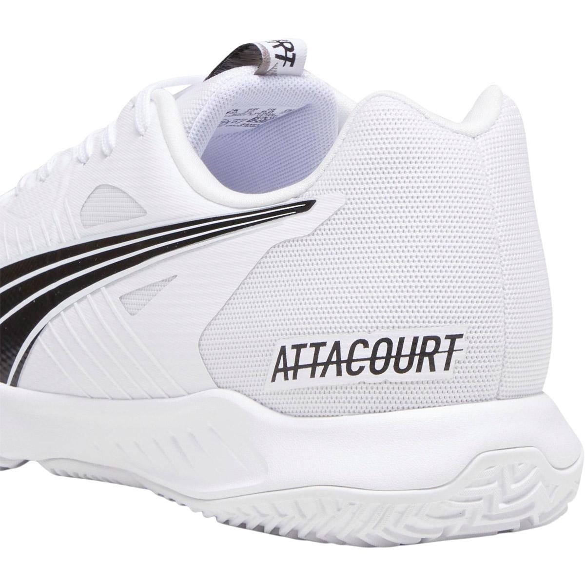 PUMA Attacourt Håndballsko Herre PUMA White-PUMA Black-Concrete