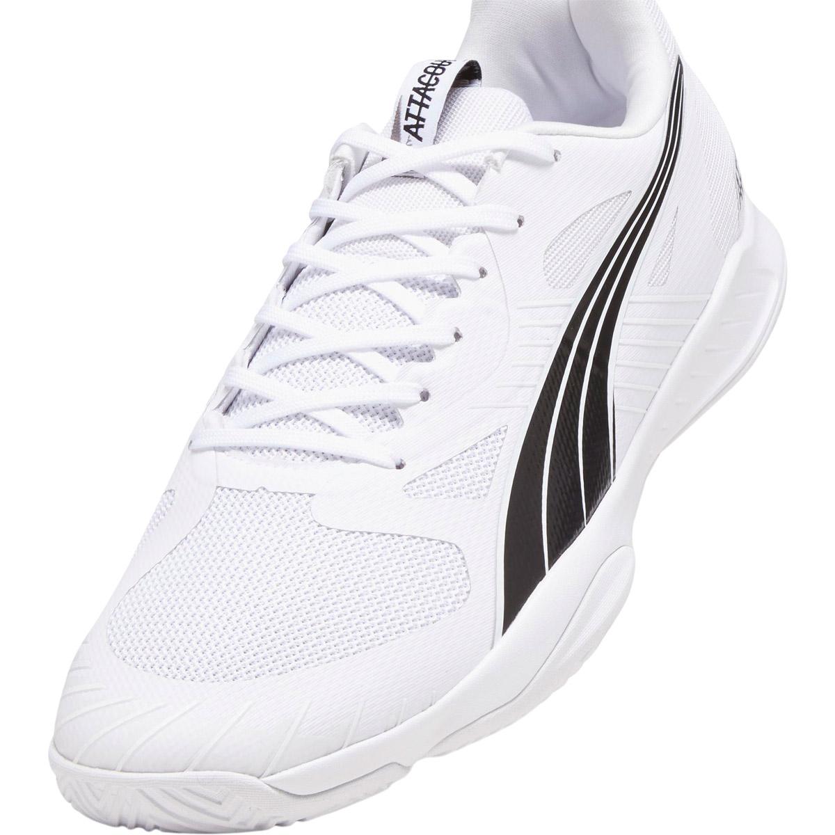 PUMA Attacourt Håndballsko Herre PUMA White-PUMA Black-Concrete