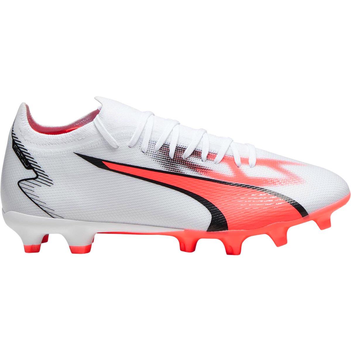 PUMA Ultra Match FG/AG Fodboldstøvler PUMA White-PUMA Black-Fire Orc