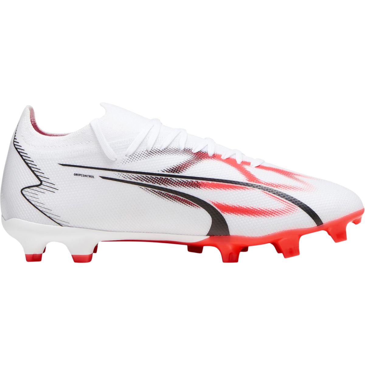 PUMA Ultra Match FG/AG Fodboldstøvler PUMA White-PUMA Black-Fire Orc