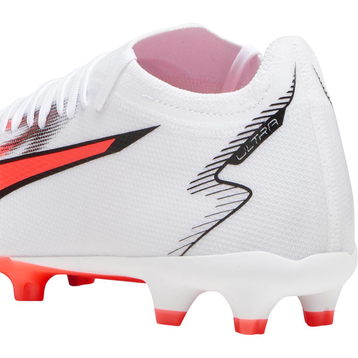 PUMA Ultra Match FG/AG Fodboldstøvler PUMA White-PUMA Black-Fire Orc