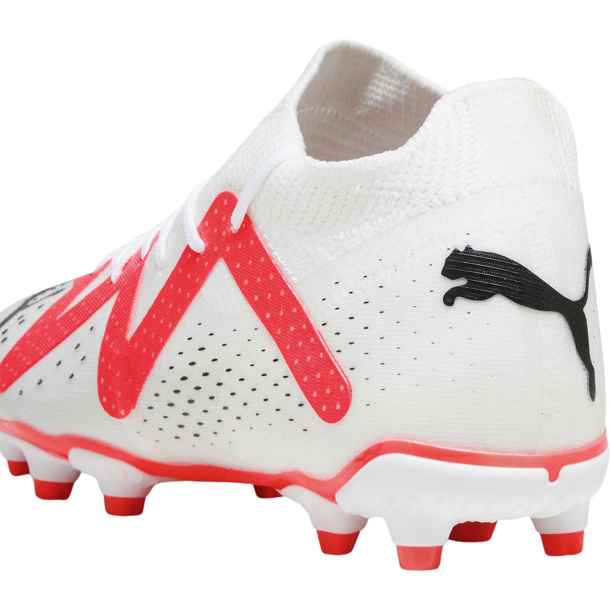 PUMA Future Match FG/AG Fotballsko Barn PUMA White-PUMA Black-Fire Orc