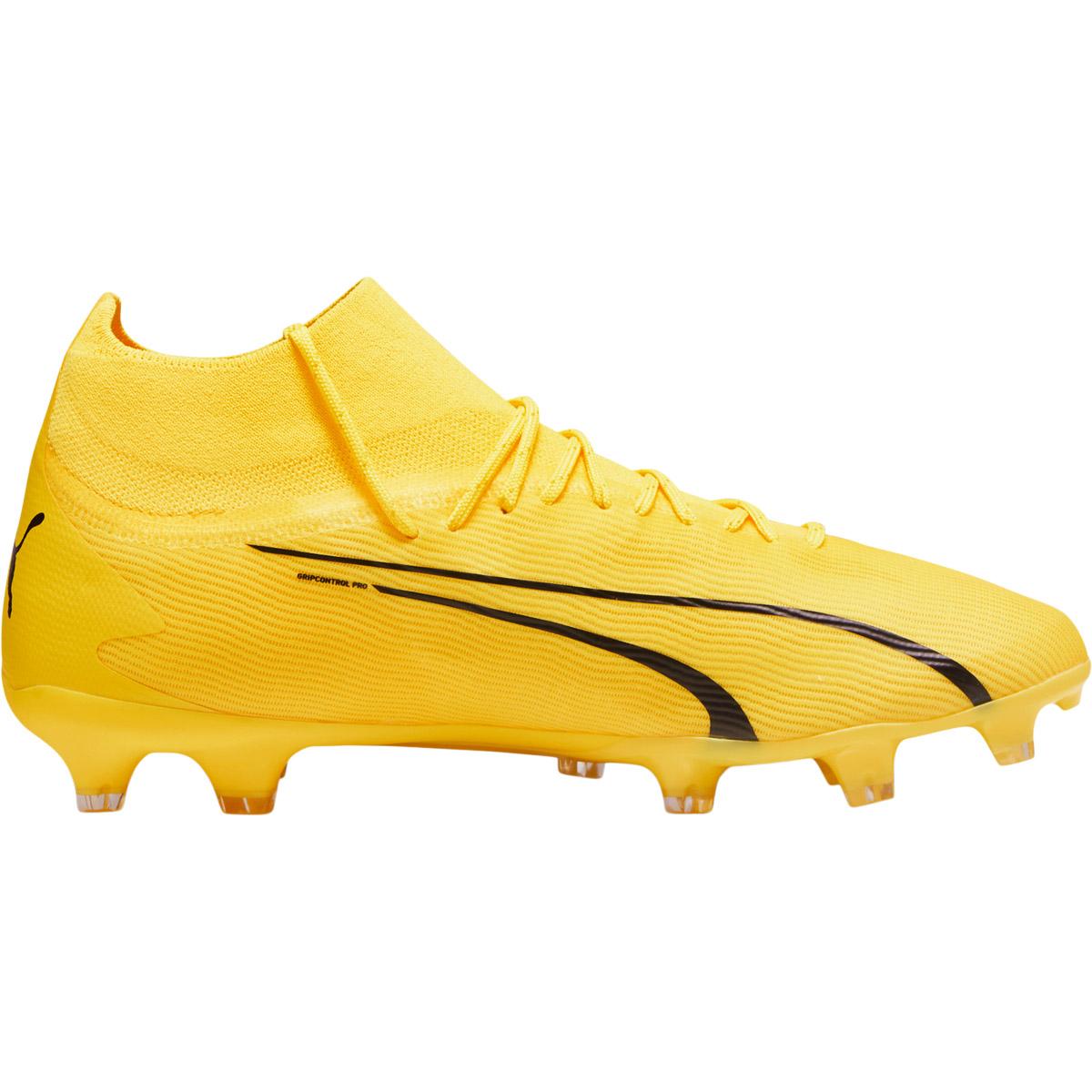 PUMA Ultra Pro MC FG/AG Fodboldstøvler Yellow Blaze-PUMA White-PUMA B