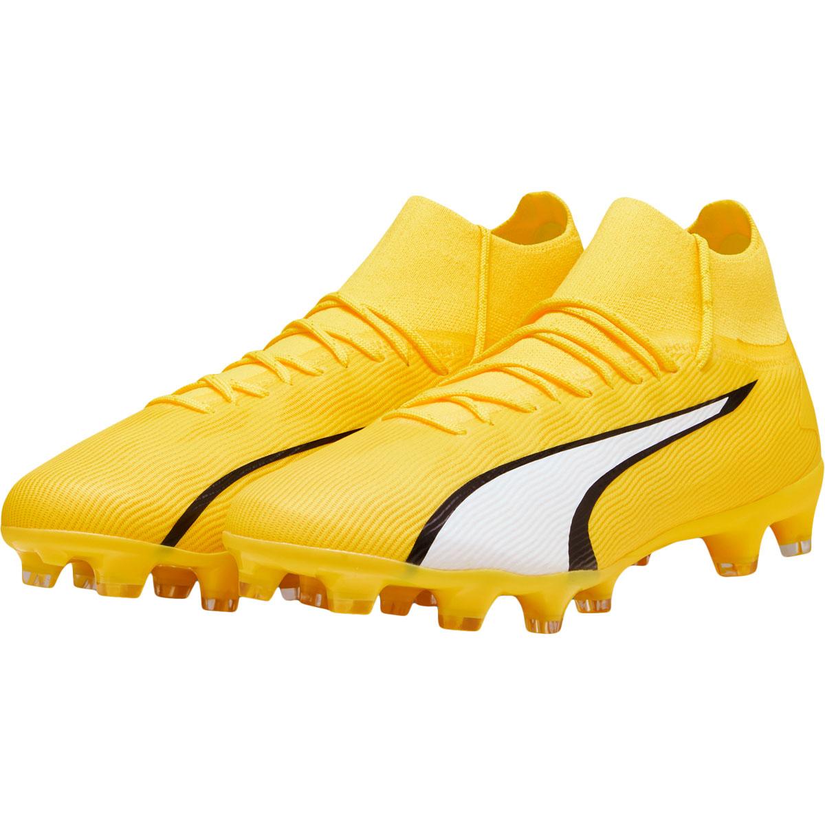 PUMA Ultra Pro MC FG/AG Fodboldstøvler Yellow Blaze-PUMA White-PUMA B