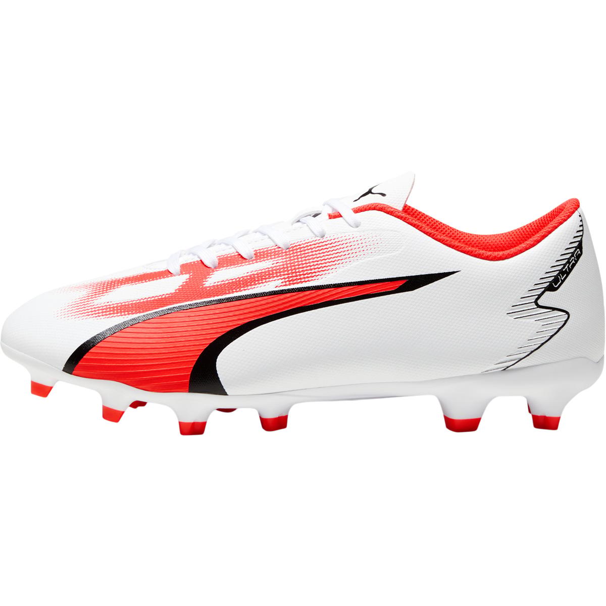 PUMA Ultra Play FG/AG Fodboldstøvler PUMA White-PUMA Black-Fire Orc