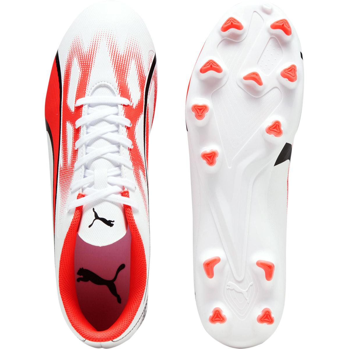 PUMA Ultra Play FG/AG Fodboldstøvler PUMA White-PUMA Black-Fire Orc