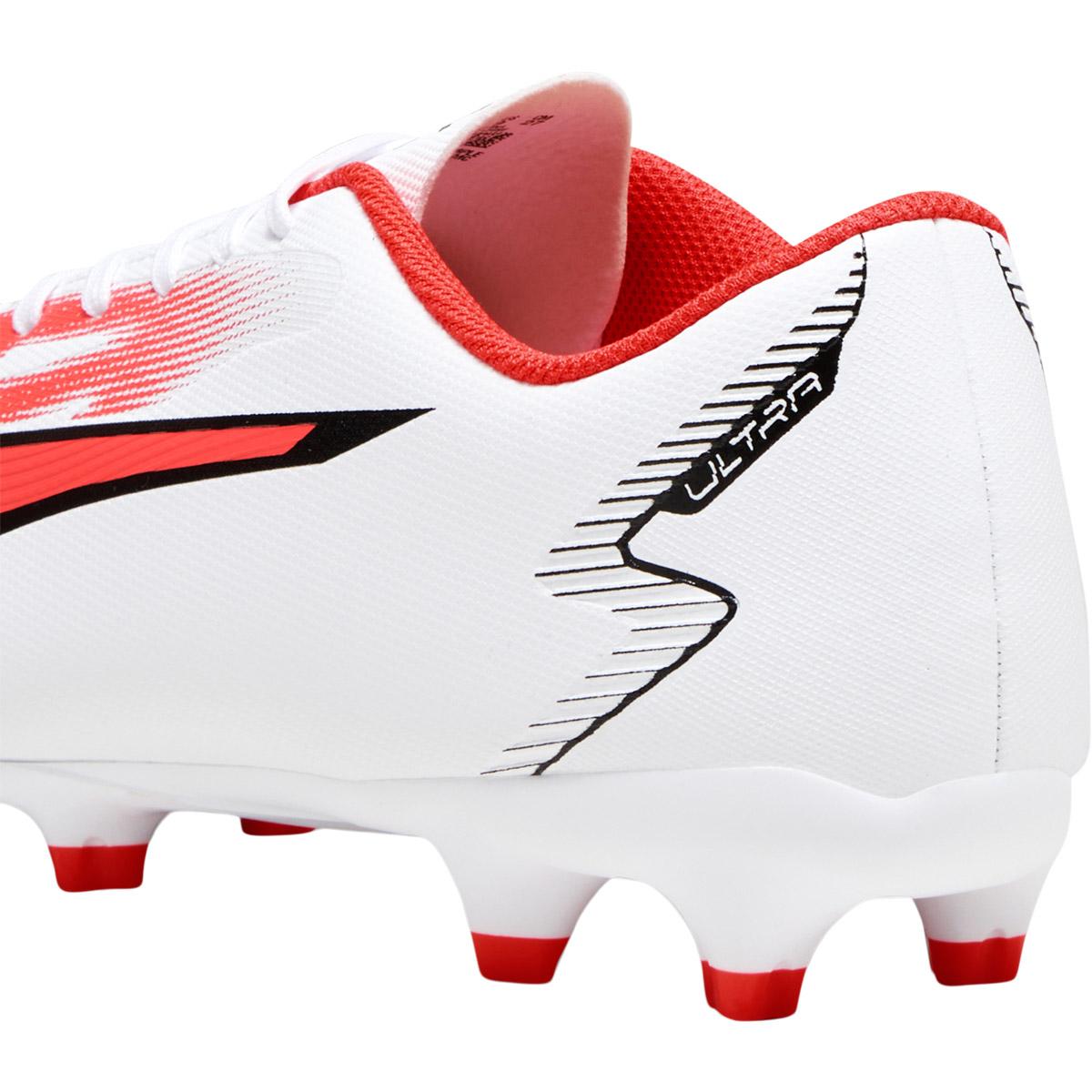PUMA Ultra Play FG/AG Fodboldstøvler PUMA White-PUMA Black-Fire Orc