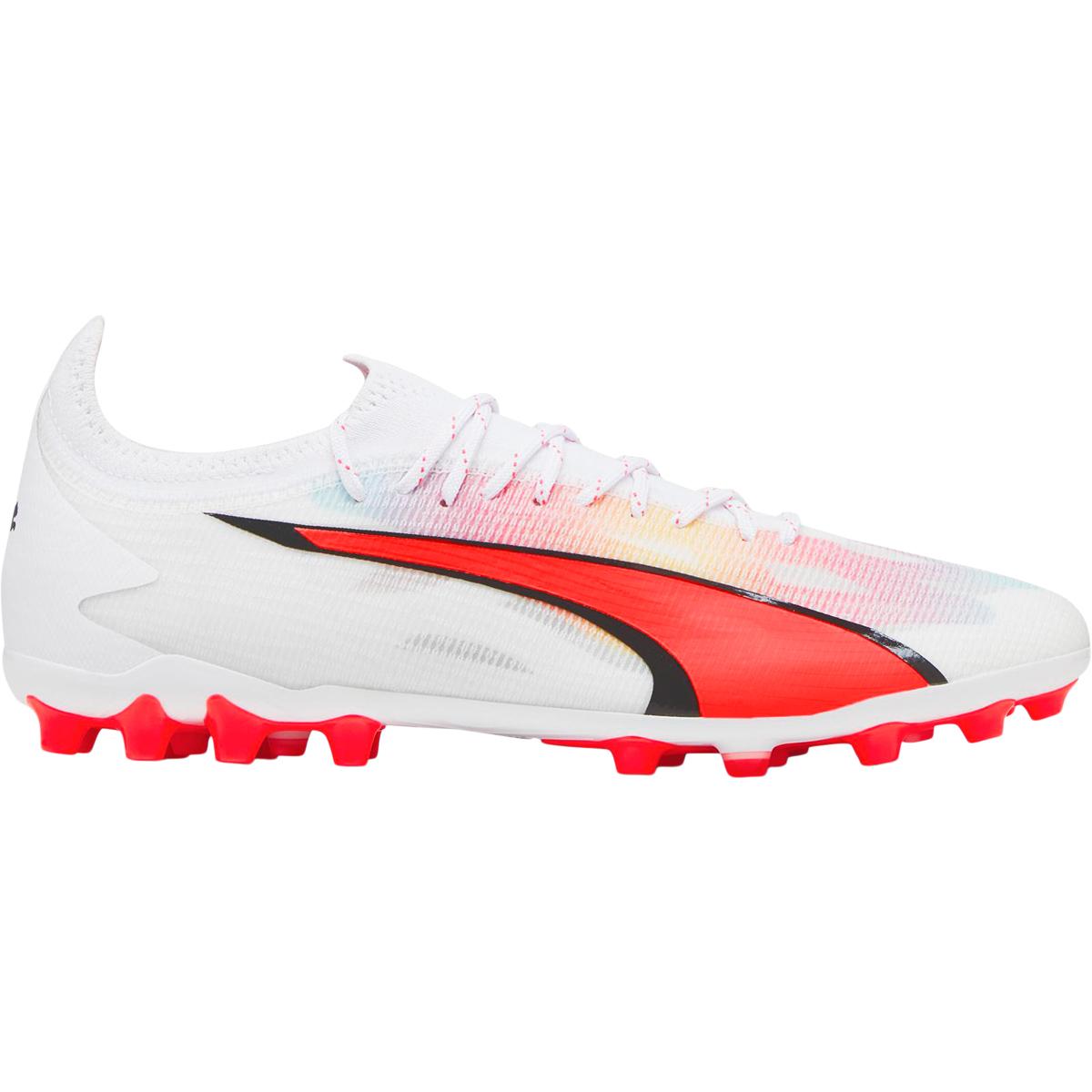 PUMA Ultra Ultimate FG/MG Fodboldstøvler PUMA White-PUMA Black-Fire Orc