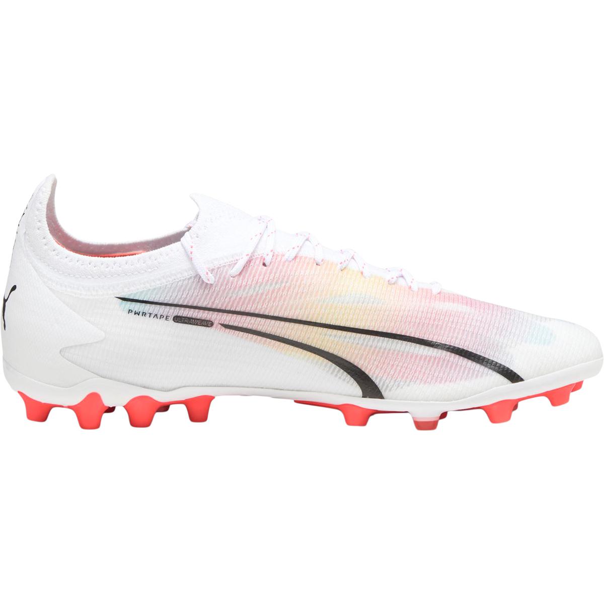 PUMA Ultra Ultimate FG/MG Fodboldstøvler PUMA White-PUMA Black-Fire Orc