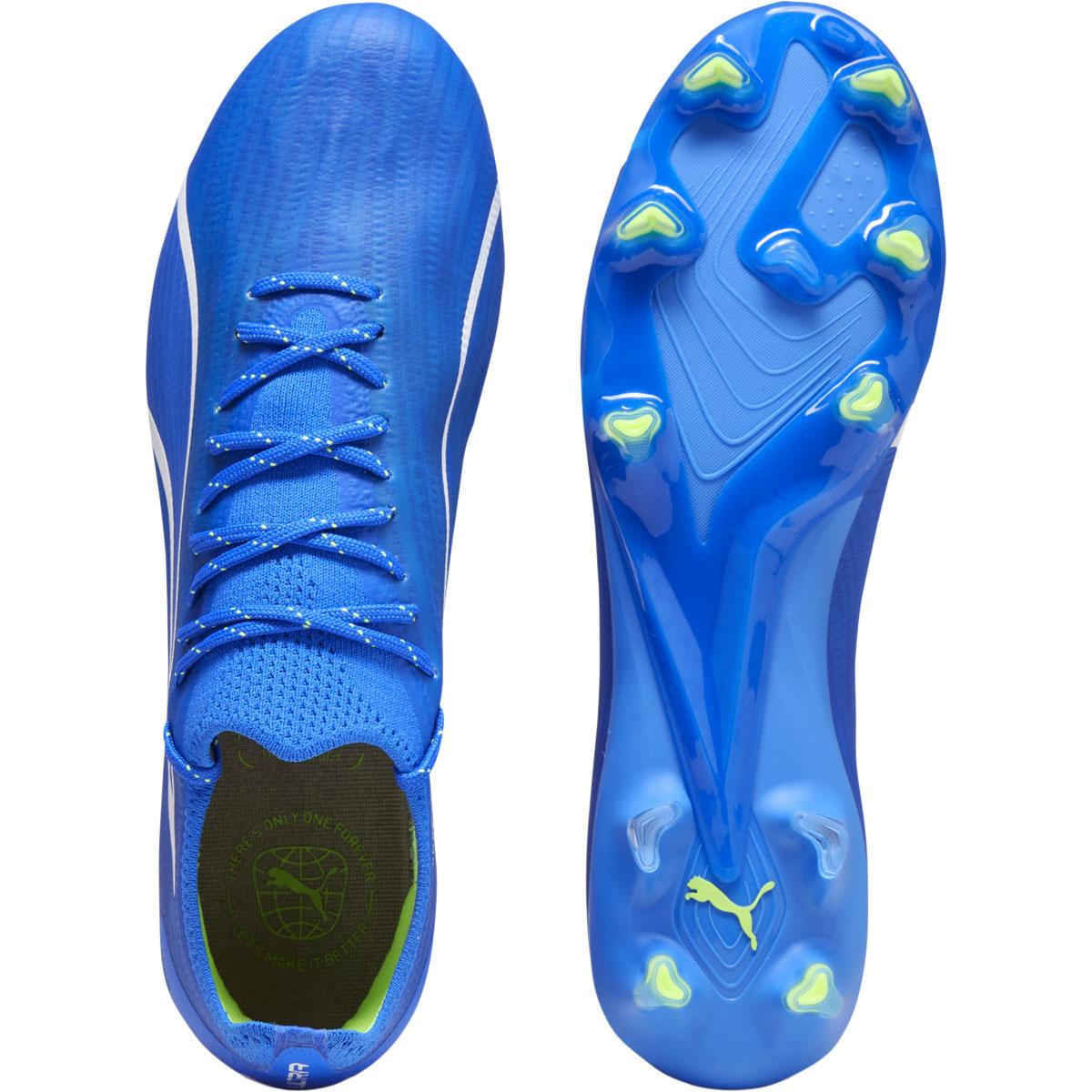 PUMA Ultra Ultimate FG/AG Fodboldstøvler Dame Ultra Blue-PUMA White-Pro Gree