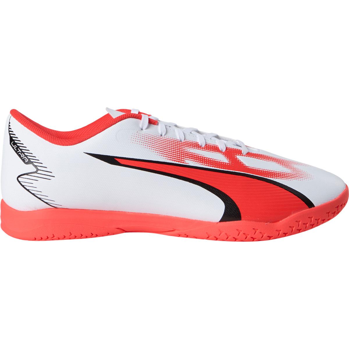 PUMA Ultra Play IT Fodboldsko PUMA White-PUMA Black-Fire Orc