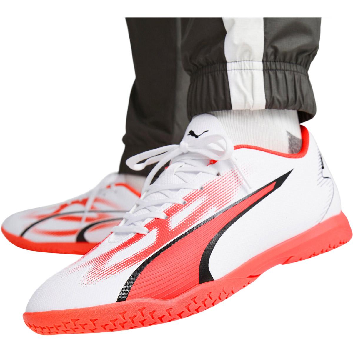 PUMA Ultra Play IT Fodboldsko PUMA White-PUMA Black-Fire Orc