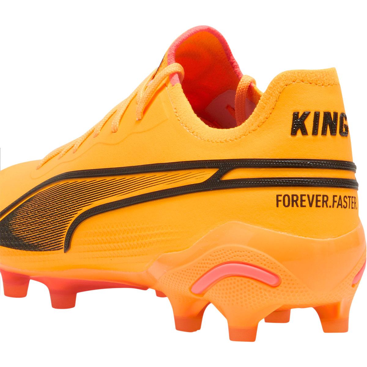 PUMA King Ultimate FG/AG Fodboldstøvler Sun Stream-PUMA Black-Sunset G