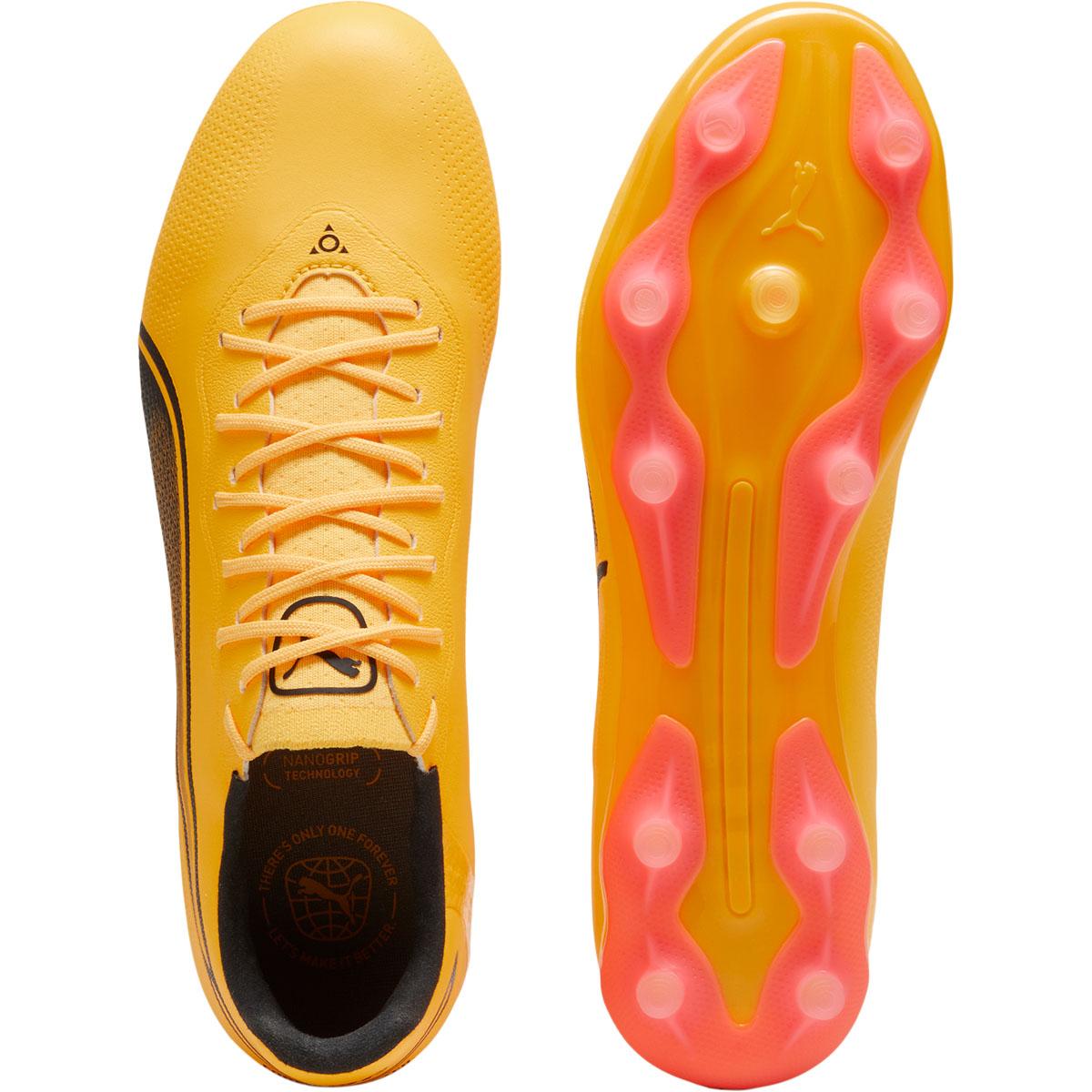 PUMA King Pro FG/AG Fodboldstøvler Sun Stream-PUMA Black-Sunset G