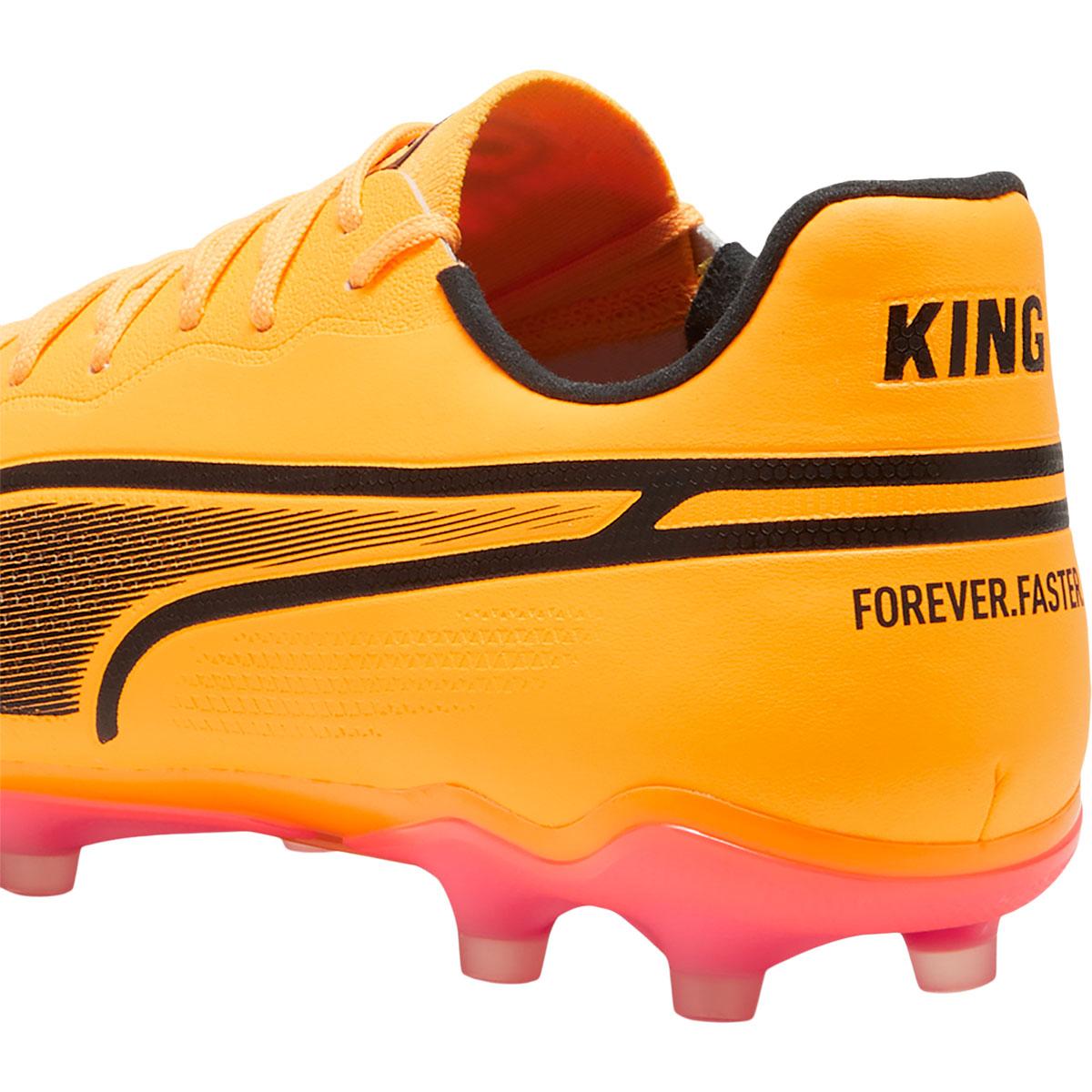 PUMA King Pro FG/AG Fodboldstøvler Sun Stream-PUMA Black-Sunset G