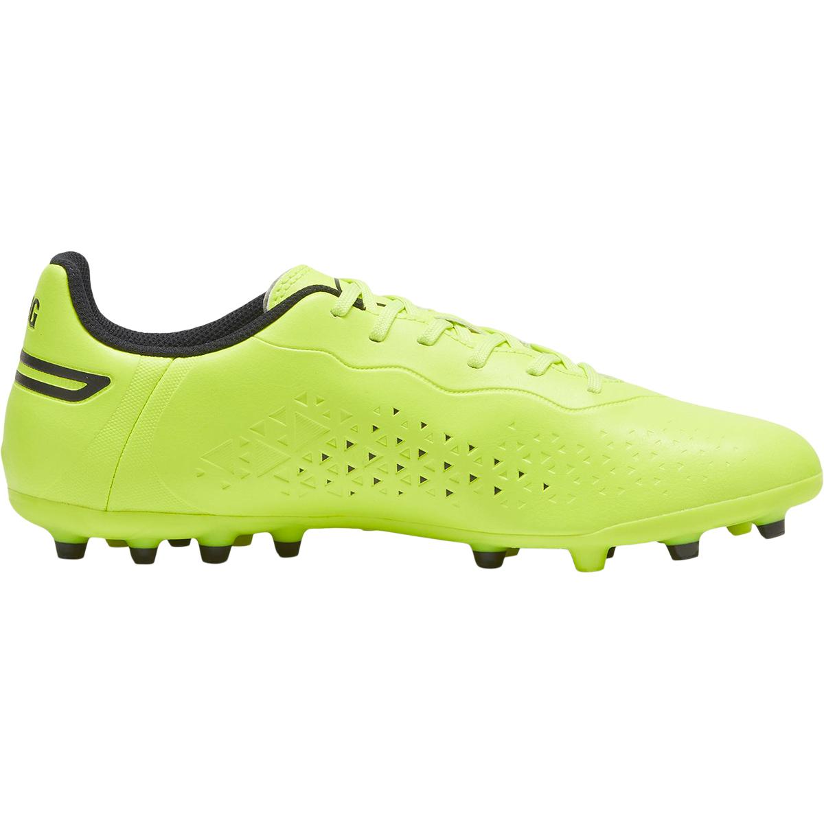 PUMA King Match MG Fodboldstøvler Electric Lime-PUMA Black