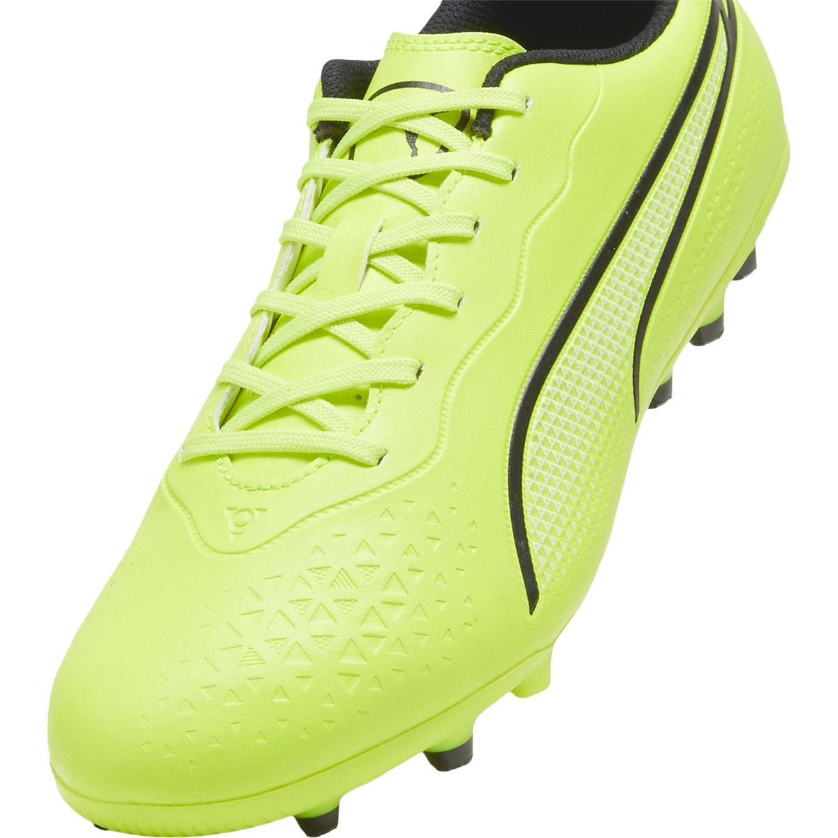PUMA King Match MG Fodboldstøvler Electric Lime-PUMA Black