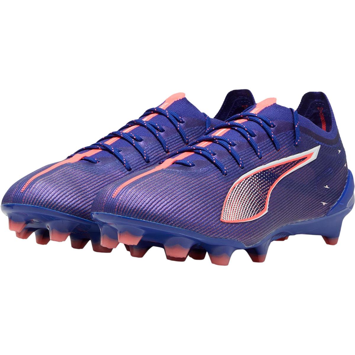 PUMA Ultra 5 Ultimate FG Fodboldstøvler Lapis Lazuli-PUMA White-Sunset Glow