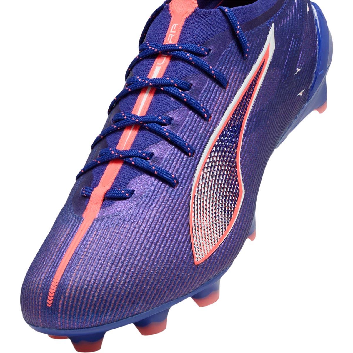PUMA Ultra 5 Ultimate FG Fodboldstøvler Lapis Lazuli-PUMA White-Sunset Glow