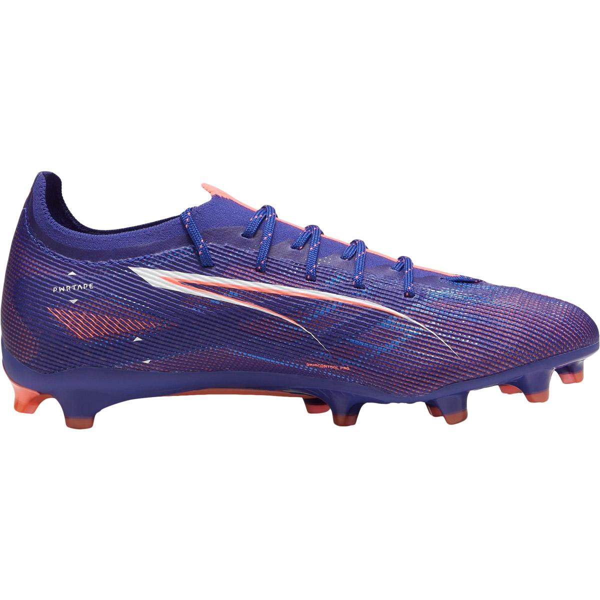 PUMA Ultra 5 Pro FG/AG Fodboldstøvler Lapis Lazuli-PUMA White-Sunset Glow