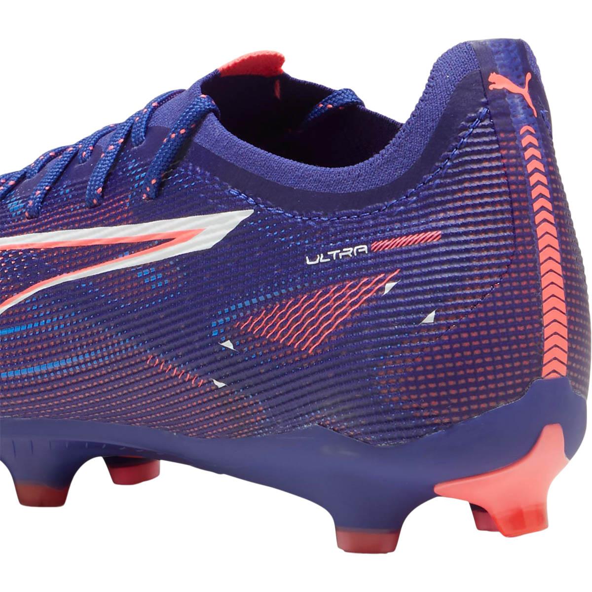 PUMA Ultra 5 Pro FG/AG Fodboldstøvler Lapis Lazuli-PUMA White-Sunset Glow