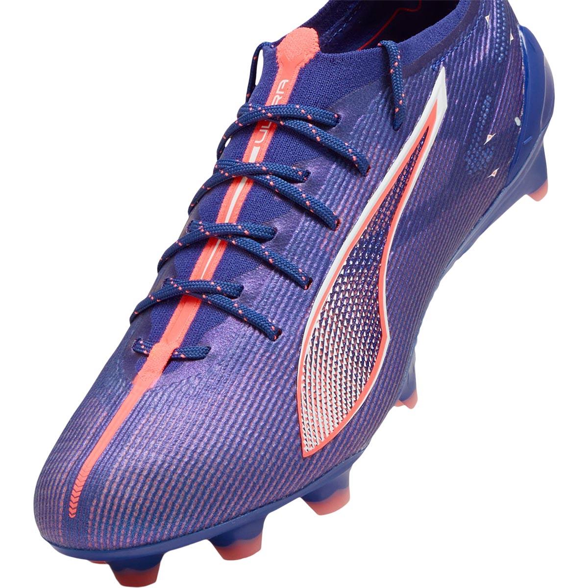 PUMA Ultra 5 Ultimate FG Fodboldstøvler Dame Lapis Lazuli-PUMA White-Sunset Glow