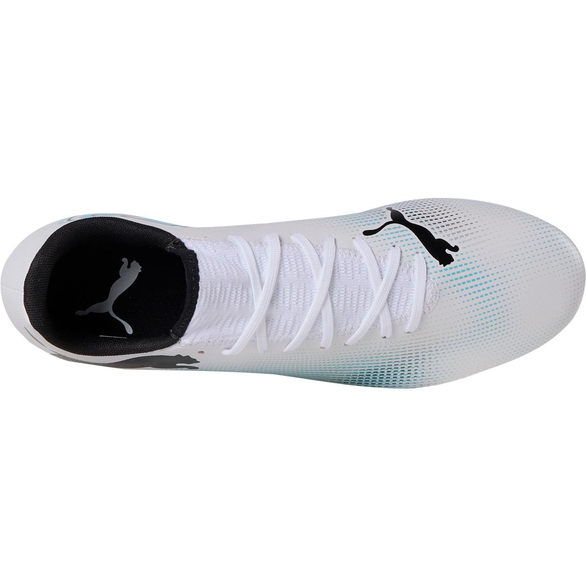 PUMA Future 7 Play MG Fodboldstøvler PUMA White-PUMA Black-Poison P