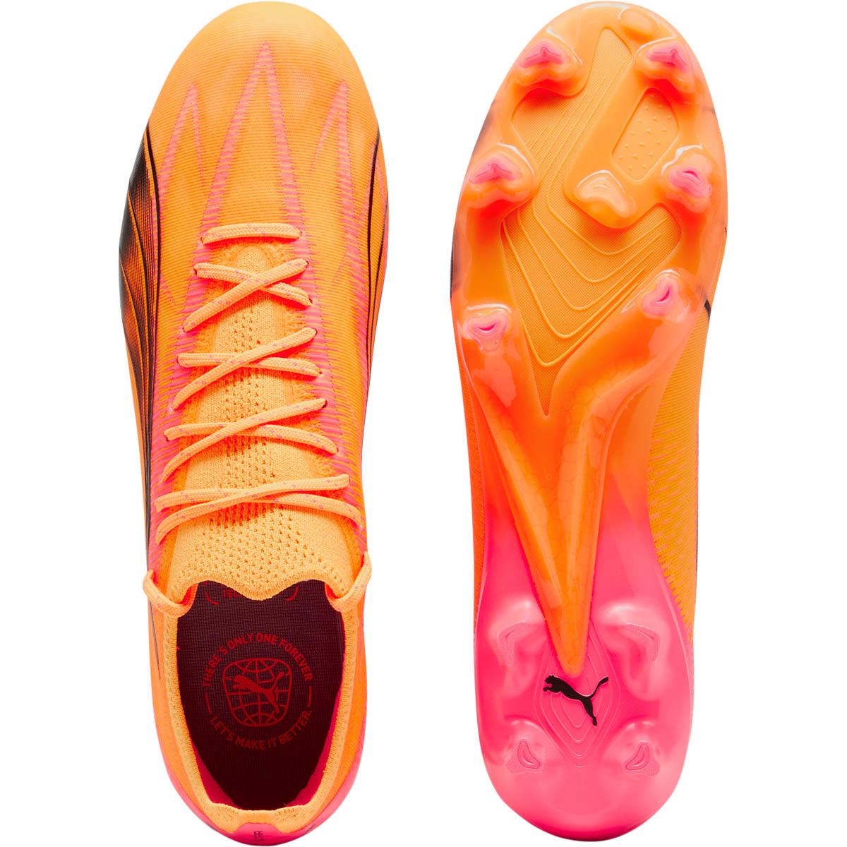 PUMA Ultra Ultimate FG/AG Fodboldstøvler Sun Stream-PUMA Black-Sunset G