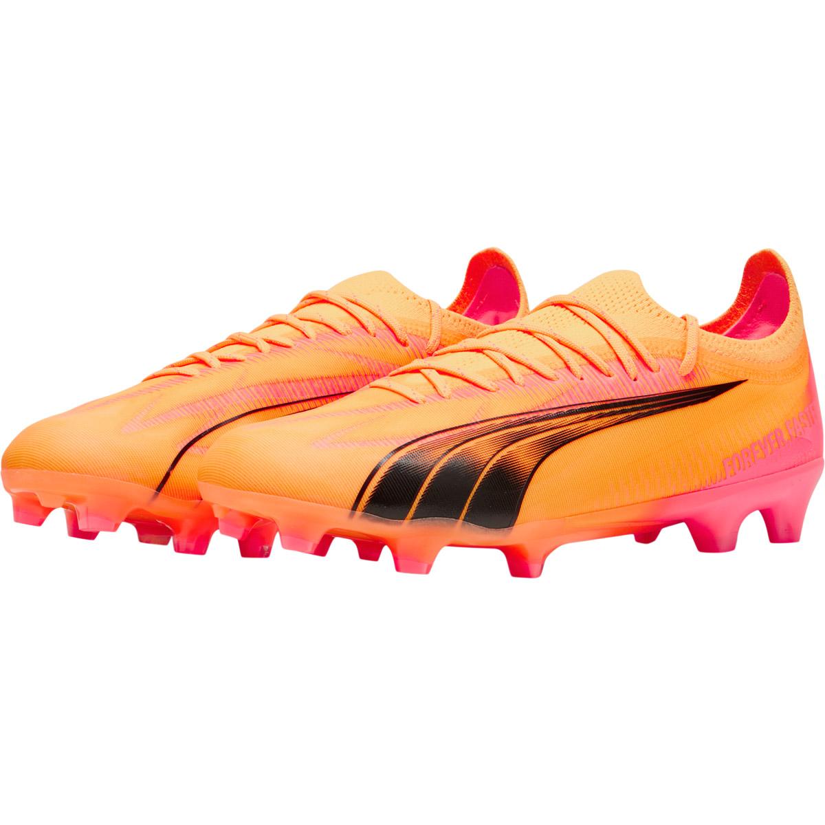 PUMA Ultra Ultimate FG/AG Fodboldstøvler Sun Stream-PUMA Black-Sunset G