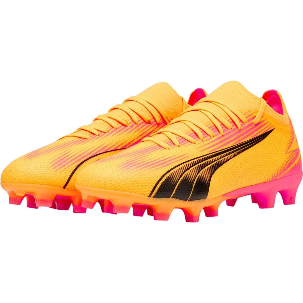 PUMA Ultra Match Fodboldstøvler Sun Stream-PUMA Black-Sunset G
