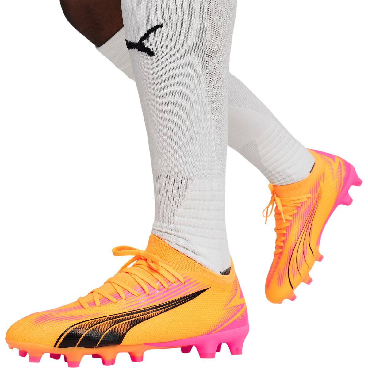 PUMA Ultra Match Fodboldstøvler Sun Stream-PUMA Black-Sunset G