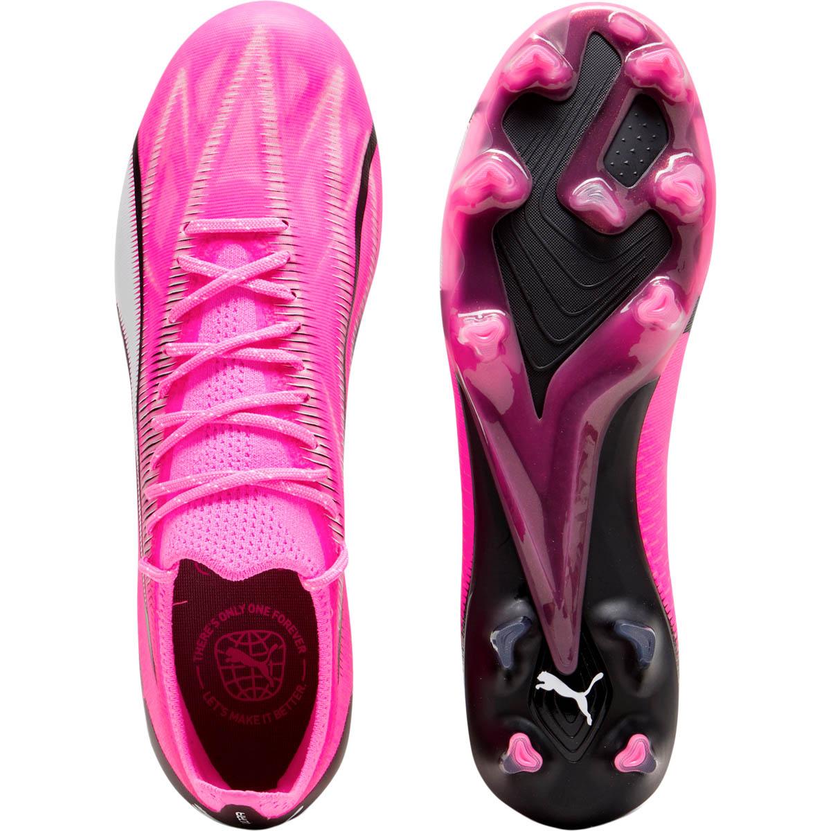 PUMA Ultra Ultimate FG/AG Fotballsko Dame PUMA White-PUMA Black-Poison P