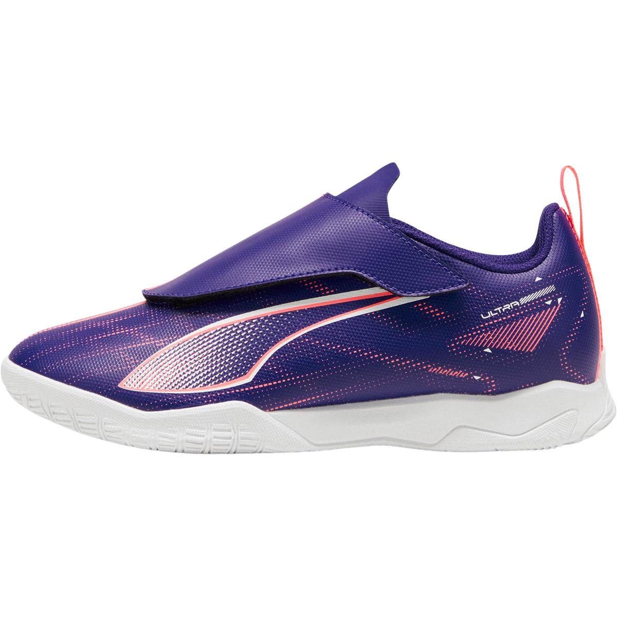 PUMA Ultra 5 PLAY IT Fotbollsskor Barn Lapis Lazuli-PUMA White-Sunset Glow