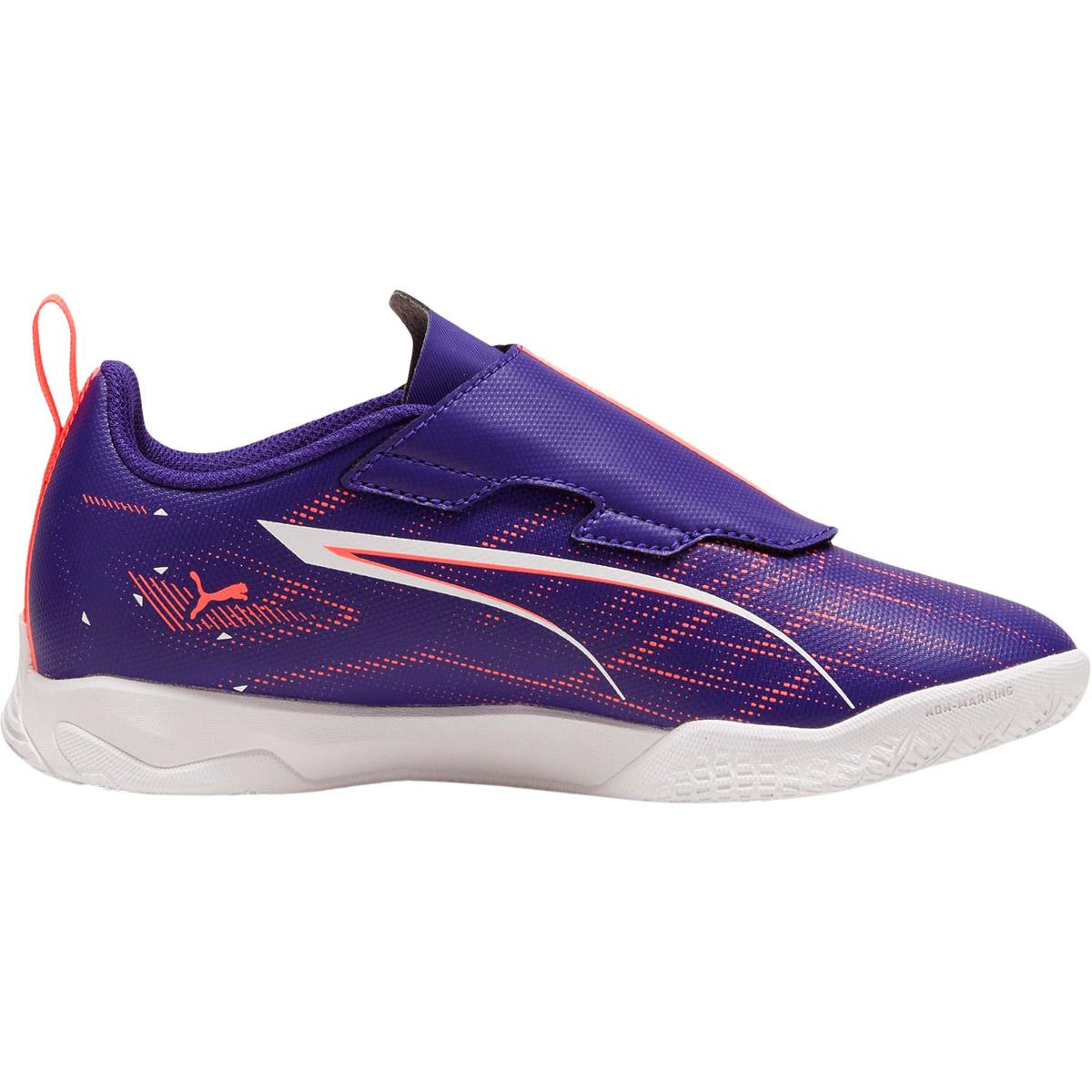PUMA Ultra 5 PLAY IT Fotbollsskor Barn Lapis Lazuli-PUMA White-Sunset Glow