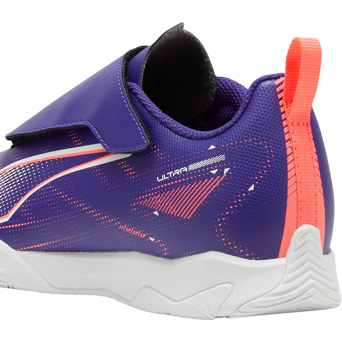 PUMA Ultra 5 PLAY IT Fotbollsskor Barn Lapis Lazuli-PUMA White-Sunset Glow