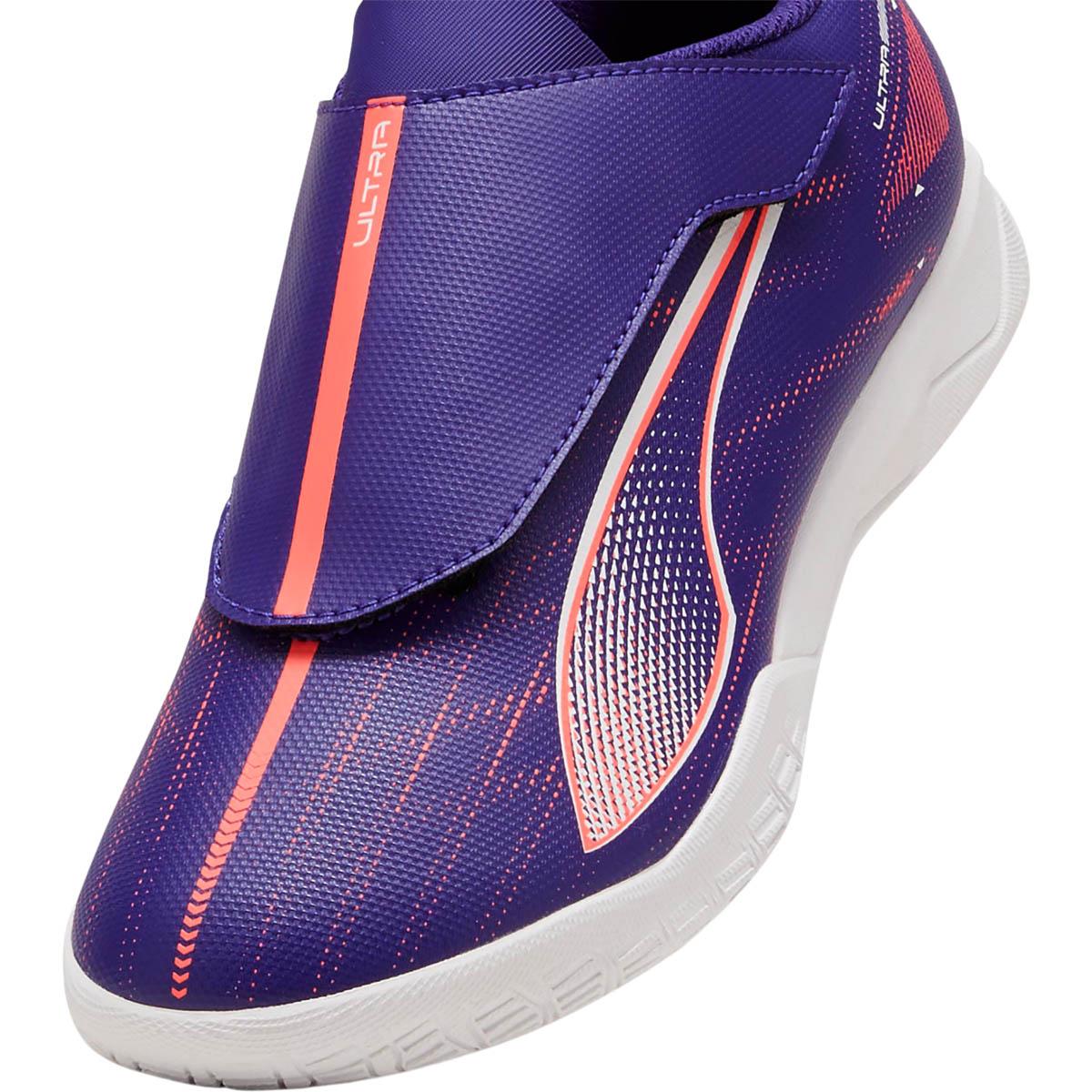 PUMA Ultra 5 PLAY IT Fotbollsskor Barn Lapis Lazuli-PUMA White-Sunset Glow