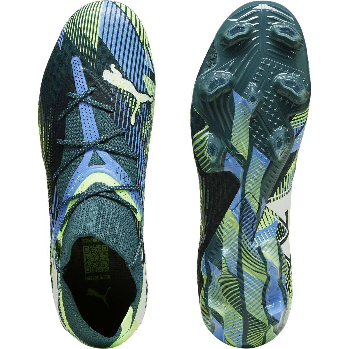 PUMA Future 7 Ultimate FG/AG Fodboldstøvler Navy/Green