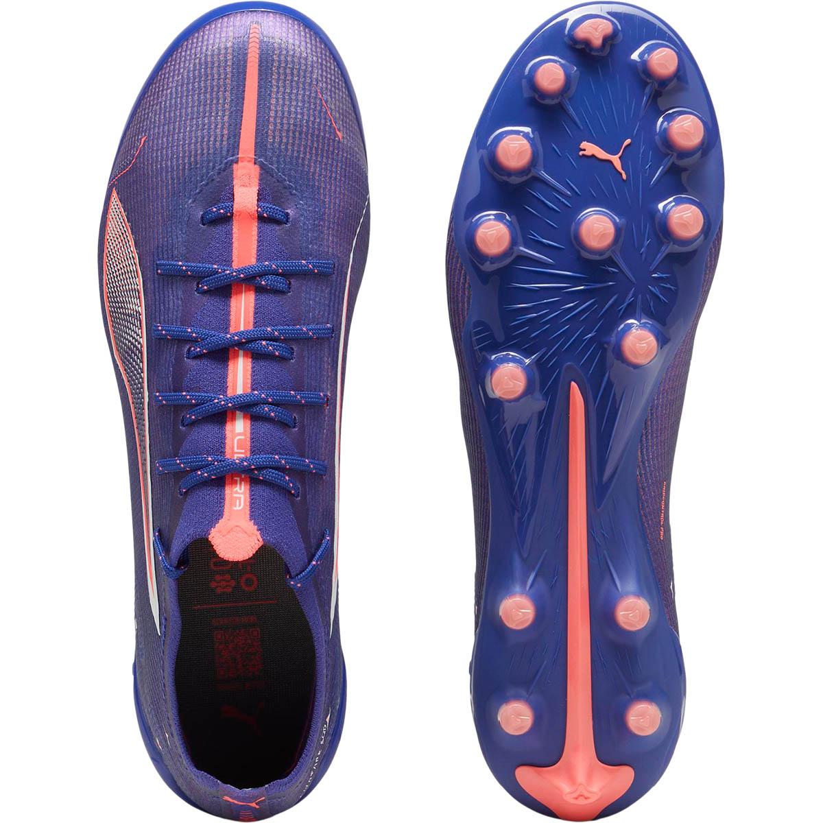 PUMA Ultra 5 Ultimate AG Fodboldstøvler Lapis Lazuli-PUMA White-Sunset Glow