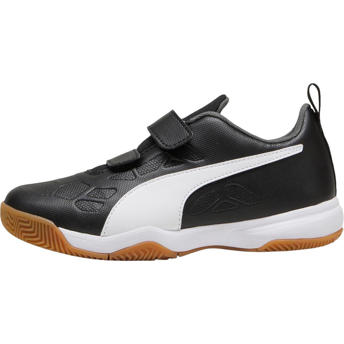PUMA Tenaz Borrelås Innendørssko Barn PUMA White-PUMA Black-Poison P