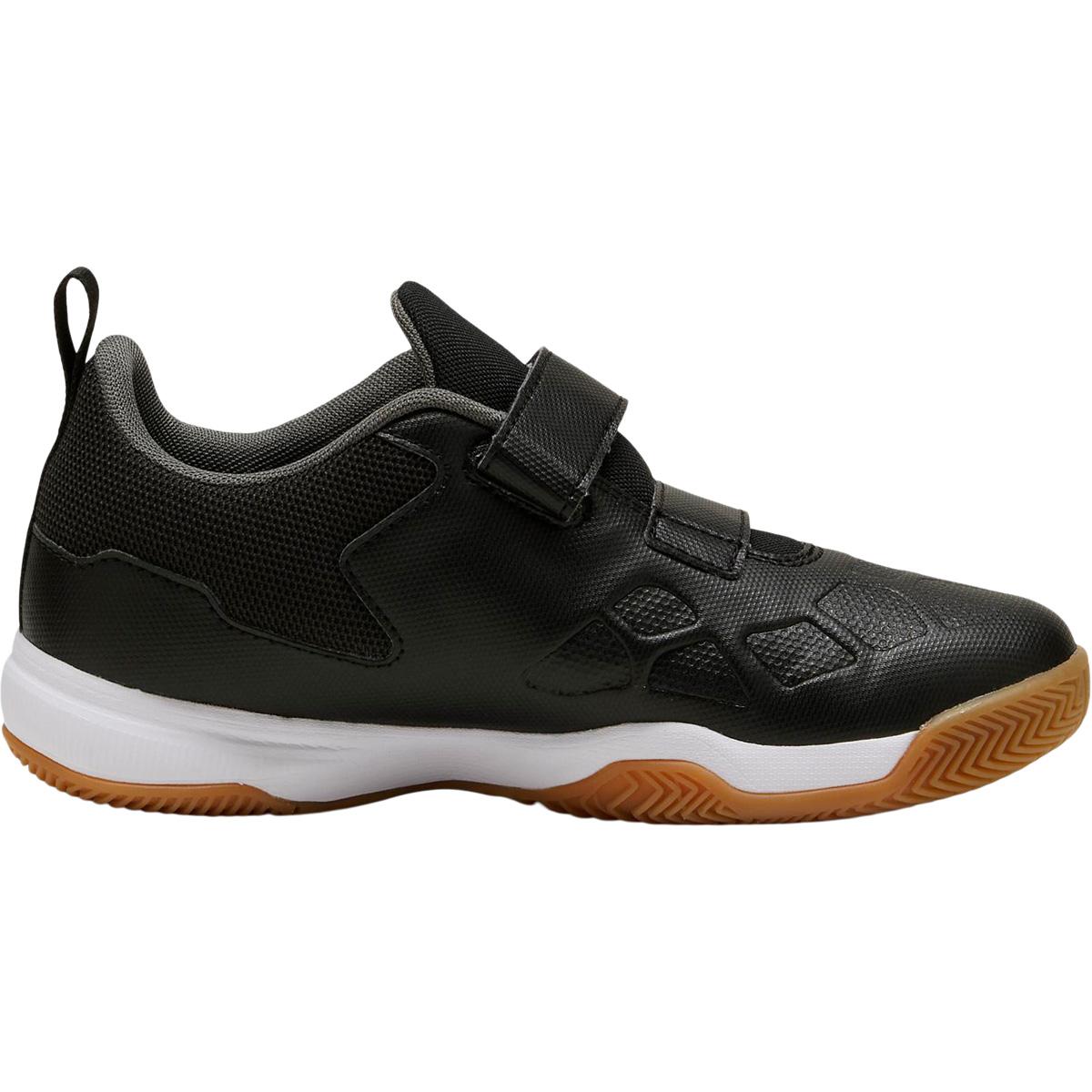 PUMA Tenaz Borrelås Innendørssko Barn PUMA White-PUMA Black-Poison P