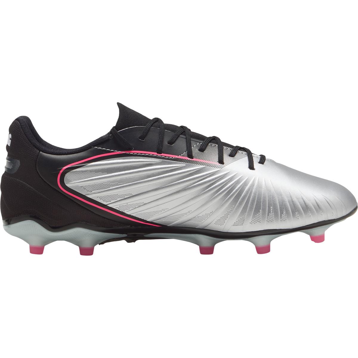 PUMA King Match FG/AG Fodboldstøvler Silver/Black
