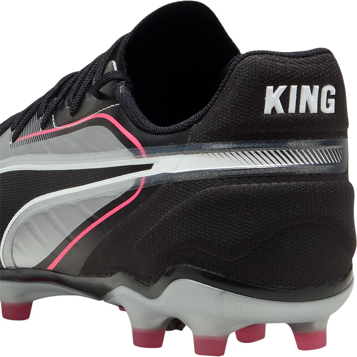 PUMA King Match FG/AG Fodboldstøvler Silver/Black