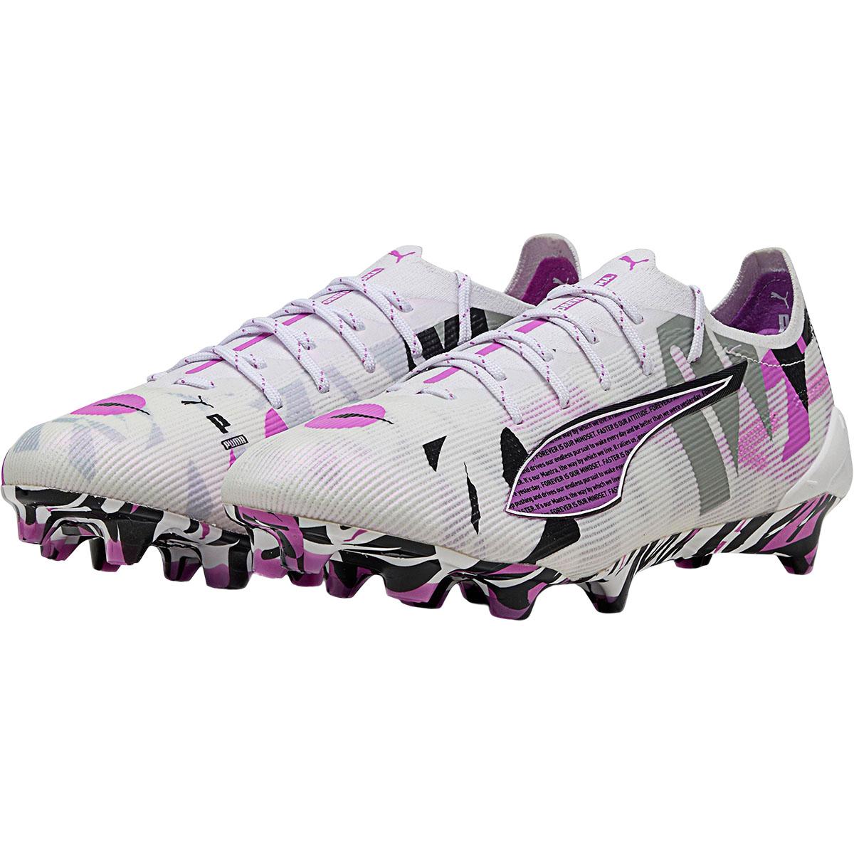 PUMA Ultra 5 Ultimate Forever FG Fodboldstøvler PUMA White-PUMA Black-Poison P