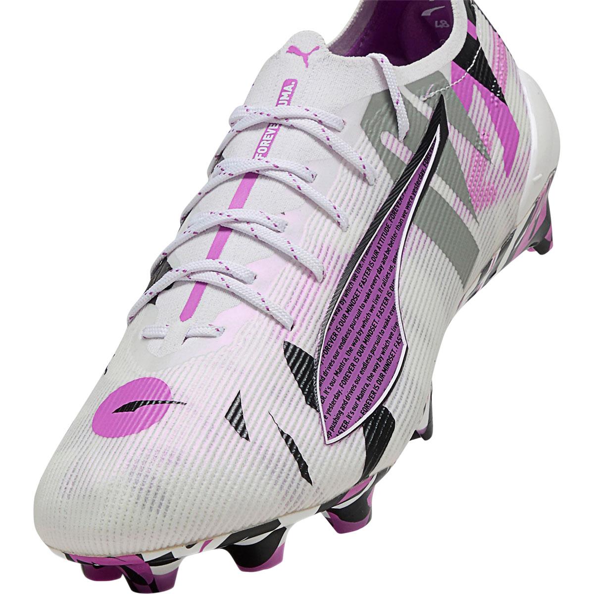 PUMA Ultra 5 Ultimate Forever FG Fodboldstøvler PUMA White-PUMA Black-Poison P