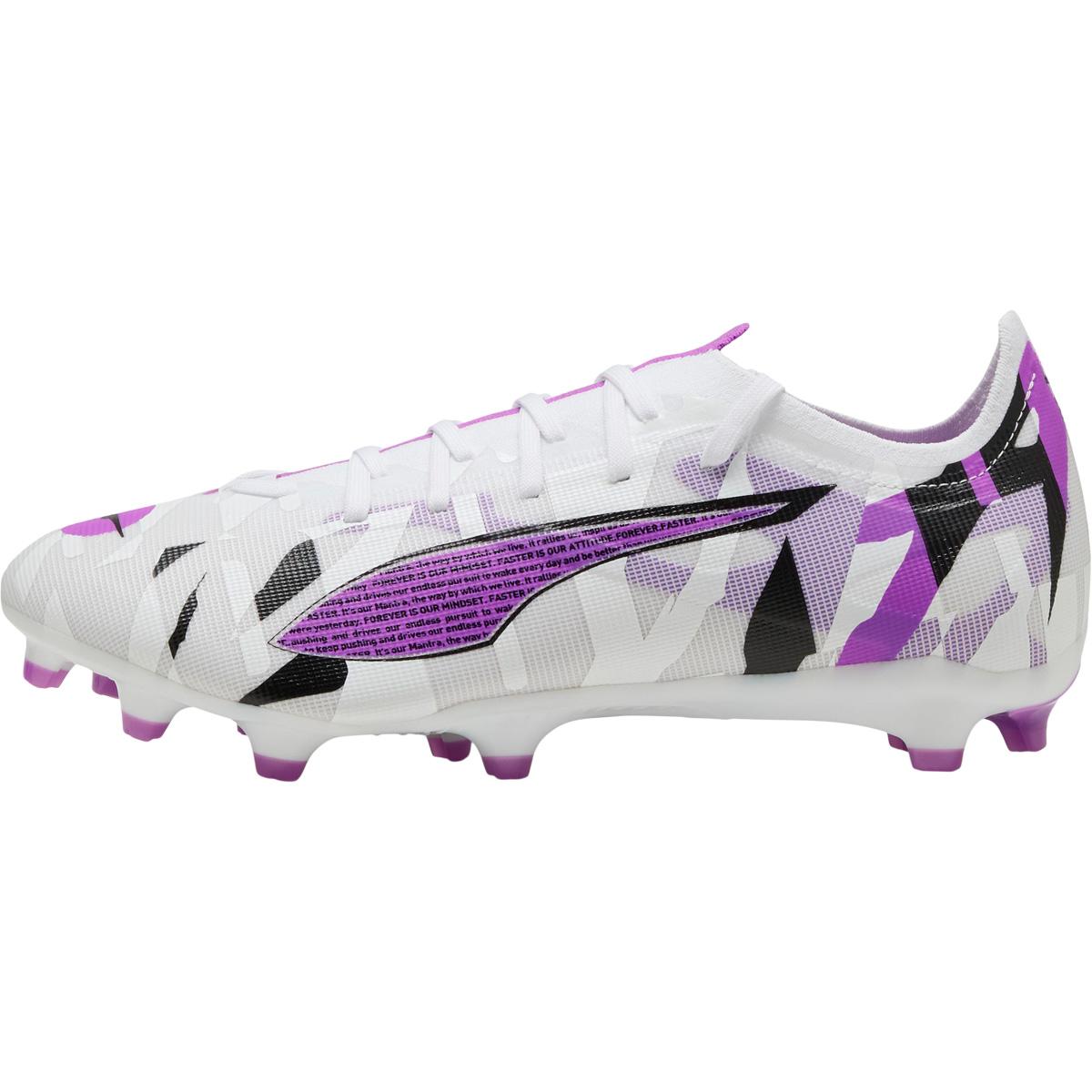 PUMA Ultra 5 Match Forever FG/AG Fodboldstøvler PUMA White-PUMA Black-Poison P