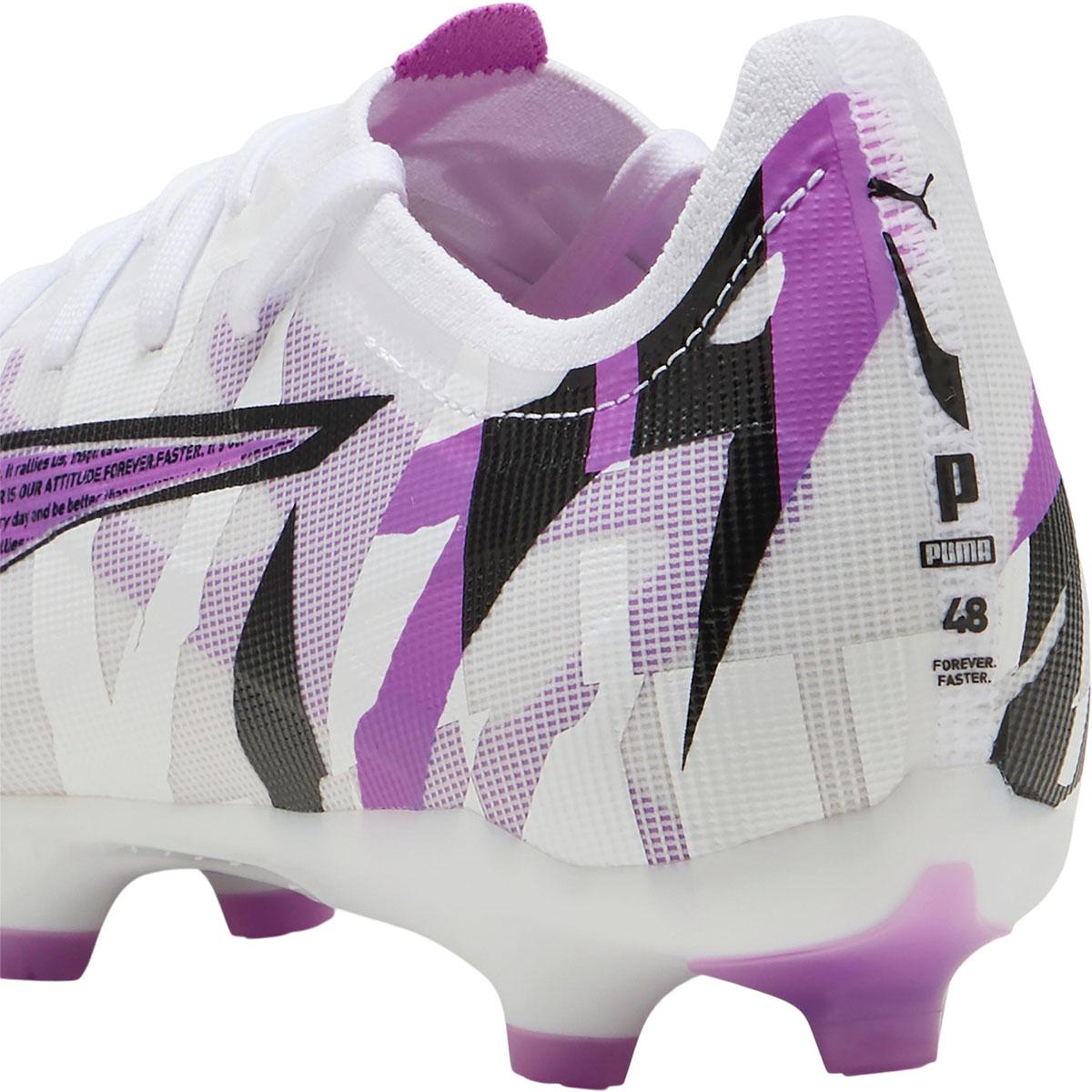 PUMA Ultra 5 Match Forever FG/AG Fodboldstøvler PUMA White-PUMA Black-Poison P