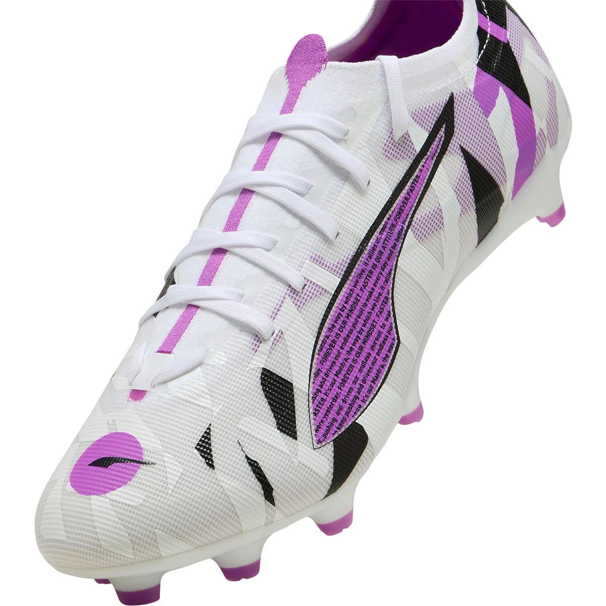 PUMA Ultra 5 Match Forever FG/AG Fodboldstøvler PUMA White-PUMA Black-Poison P