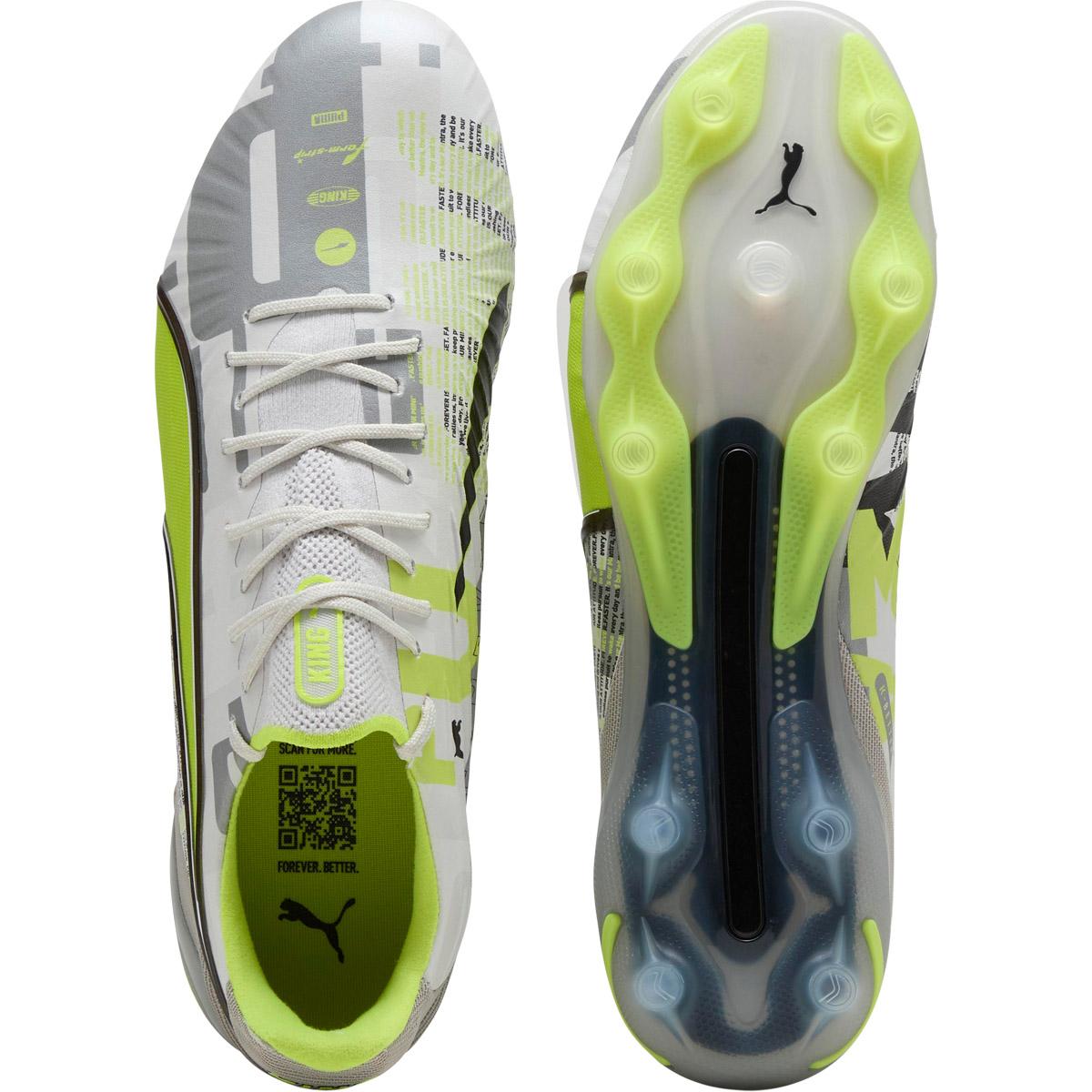 PUMA King Ultimate Forever FG/AG Fodboldstøvler PUMA White-PUMA Black-Poison P